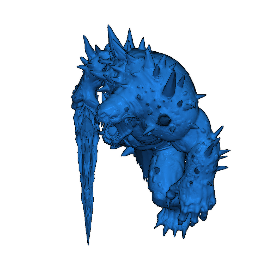 Стеклянный горн Молер Монстр Зверь