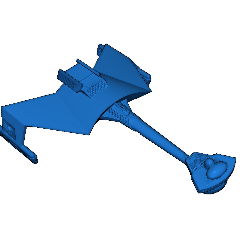 Корабли Klingon D7 и K’t’inga: набор деталей для Star Trek