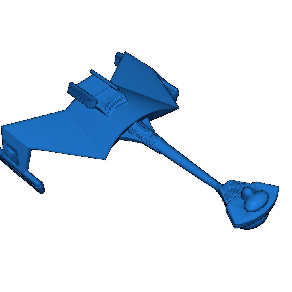 Корабли Klingon D7 и K’t’inga: набор деталей для Star Trek