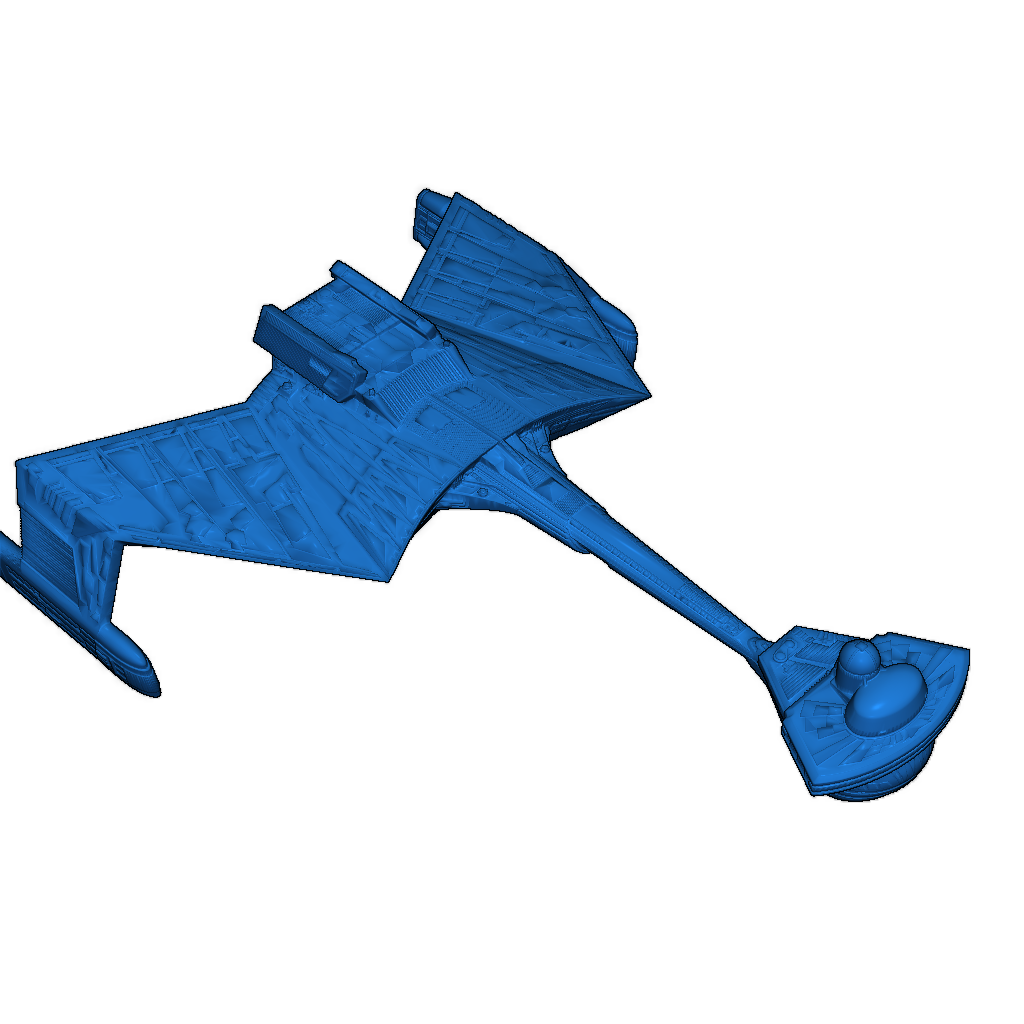 Корабли Klingon D7 и K’t’inga: набор деталей для Star Trek