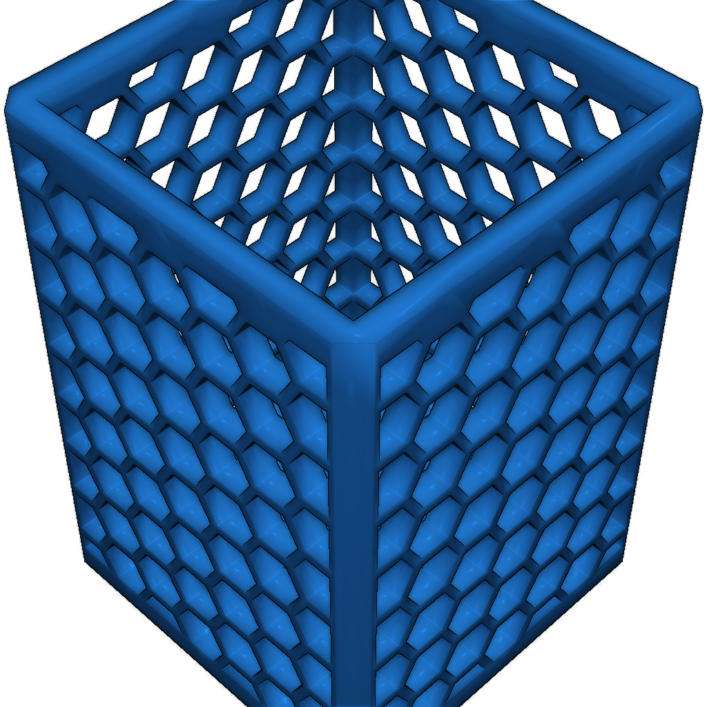 Держатель для карандашей/ручек с шестигранным узором