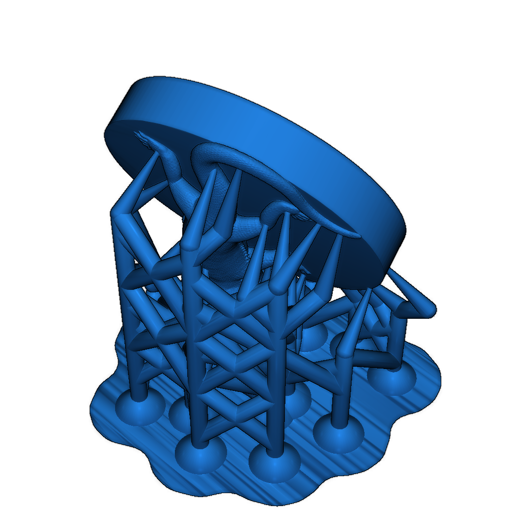 3D модель ящерицы с бородой