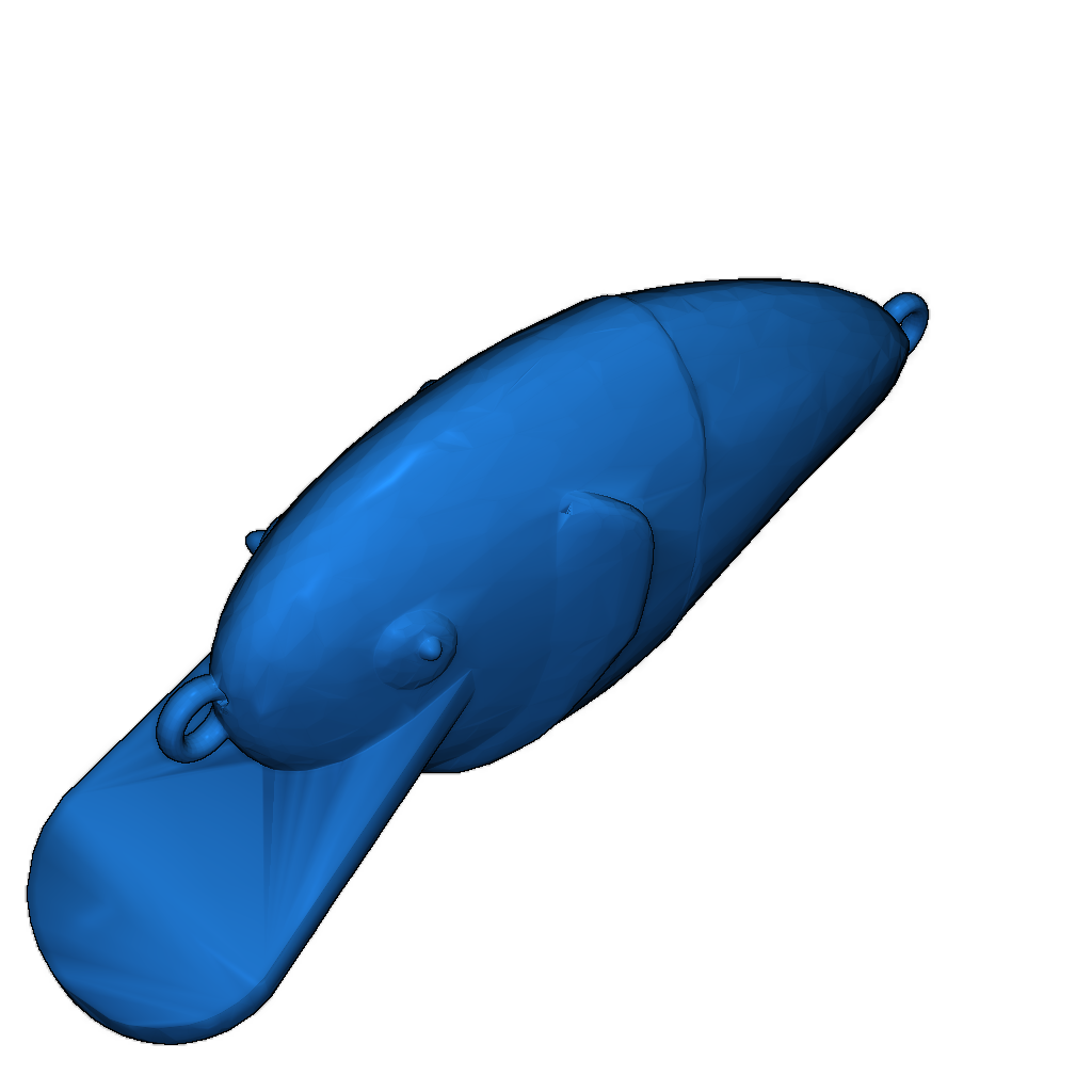 Липкий воблер для рыбалки