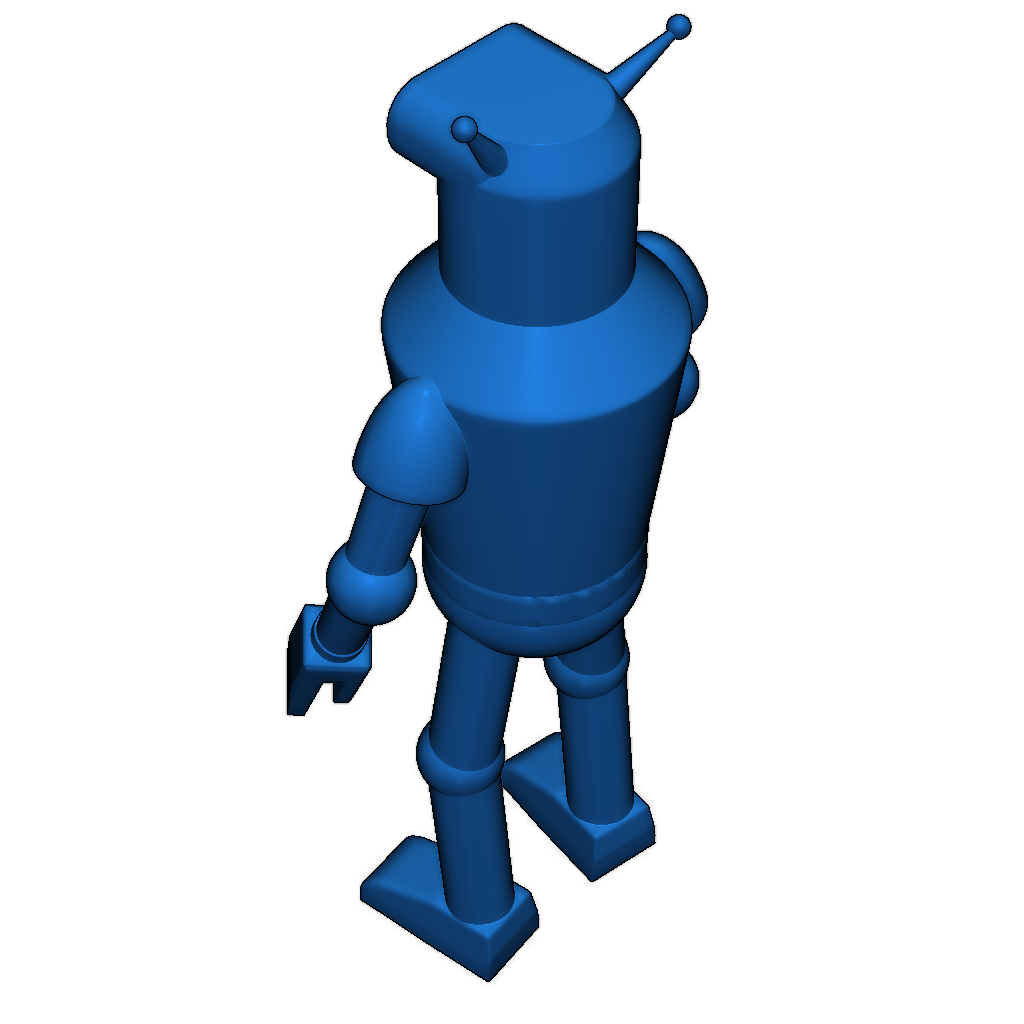 3D-модель Calculon из Футурамы