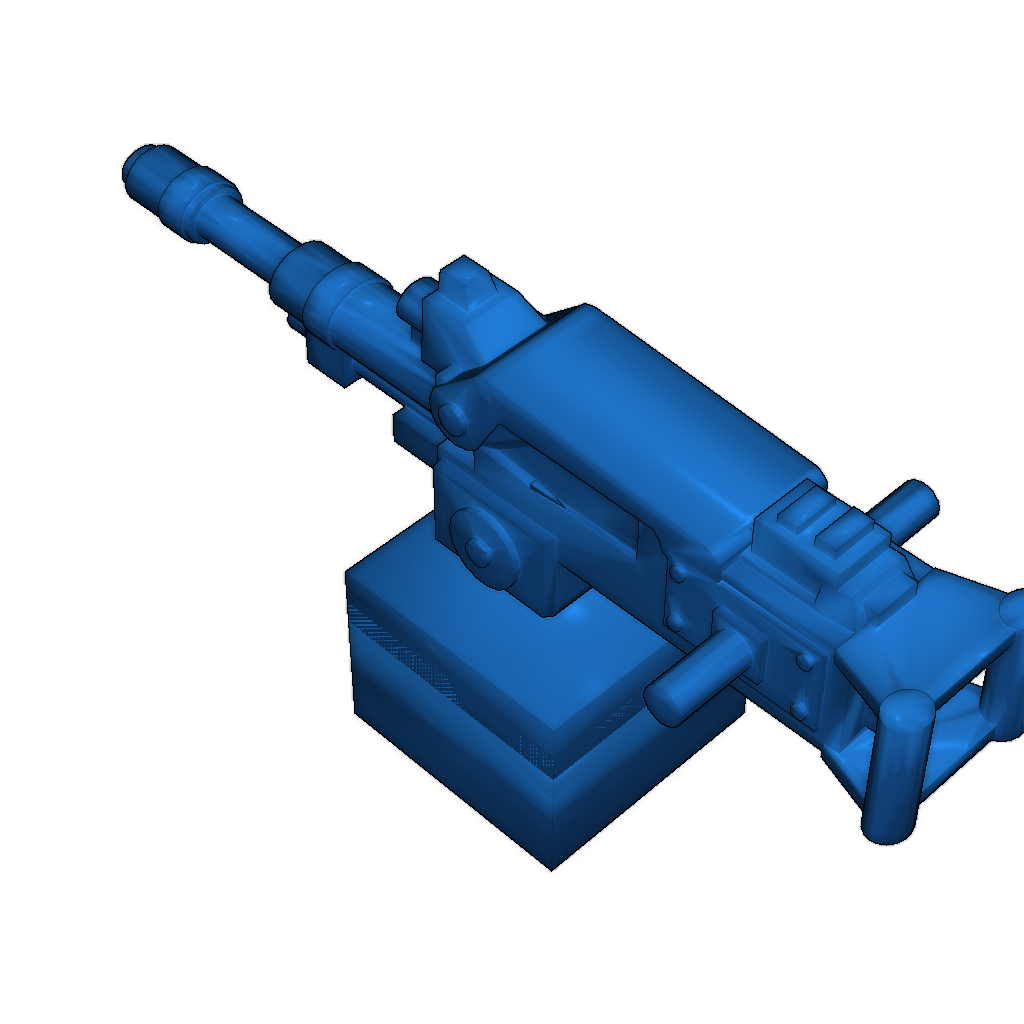 Пулемет из кирпичика LEGO 2x2