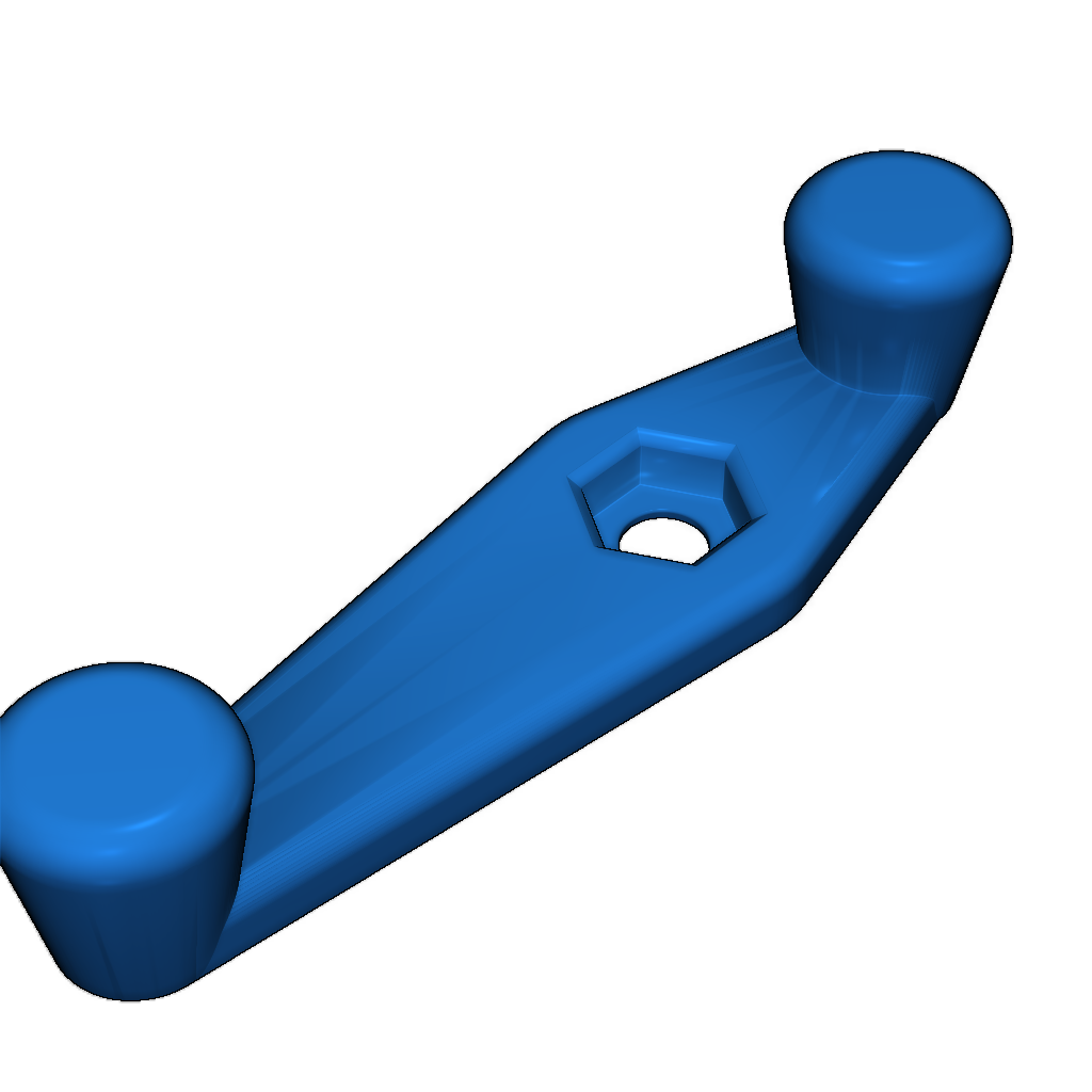 Кнопка-спиннер для гайки/болта 1/4 - 20