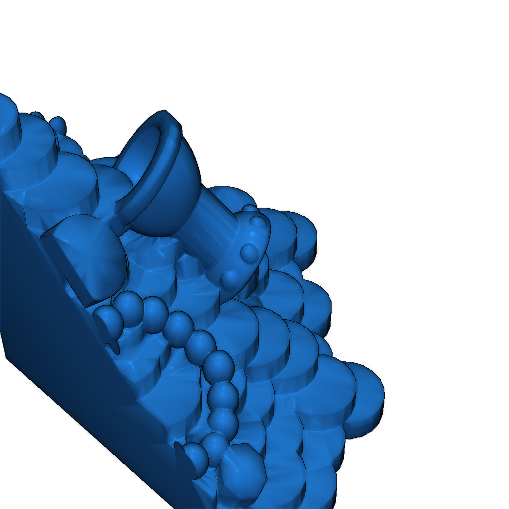 Дракон на кубиках с сокровищами