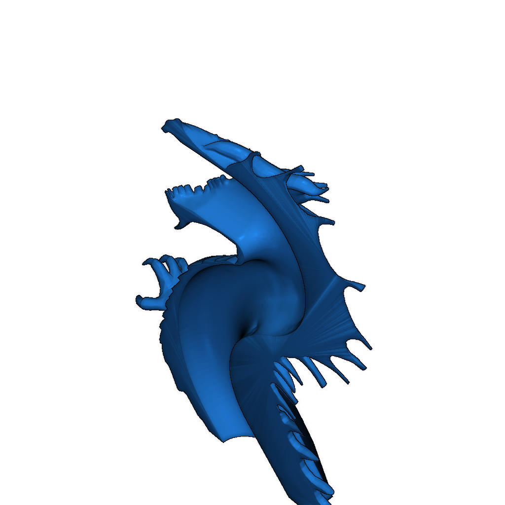 Дракон на кубиках с сокровищами