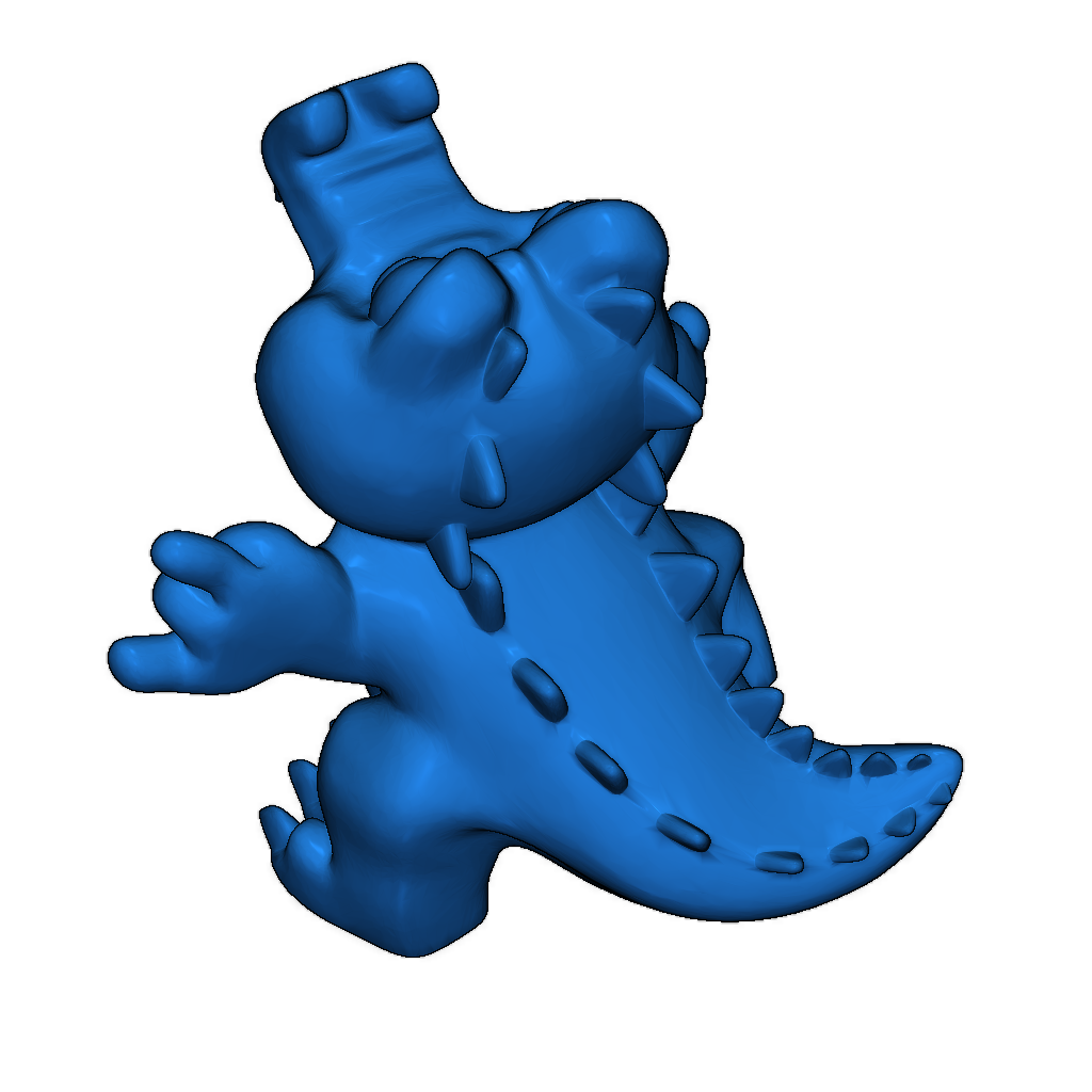 Модель крокодила в стиле рок-н-ролл