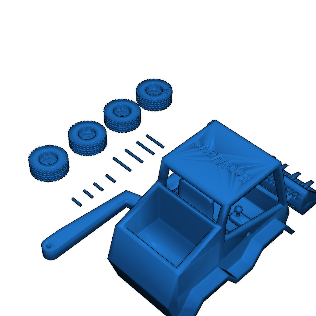 EcoWave - Экологическая 3D модель