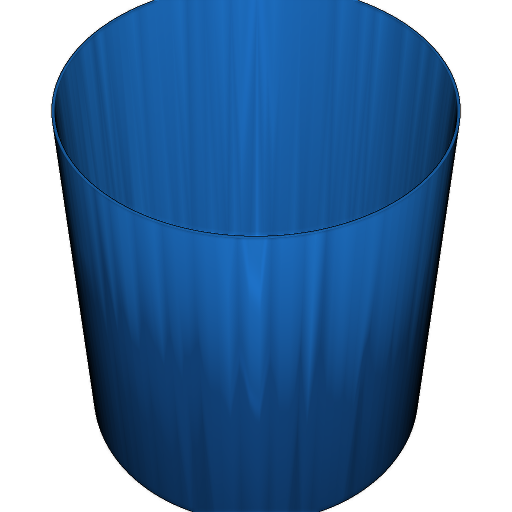Простой мусорный контейнер для стола