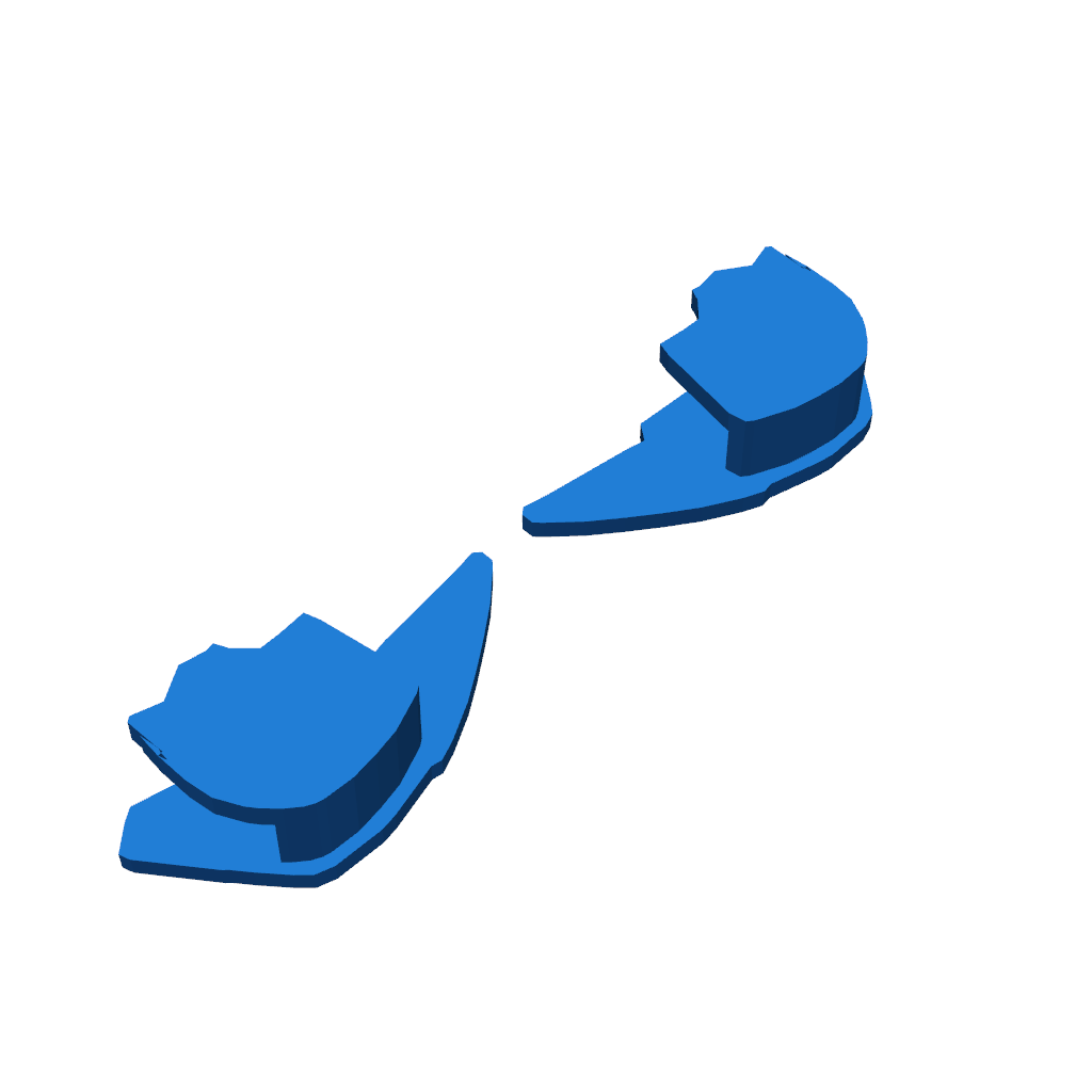 3D-модель MERCEDES для Carrera Digital 124