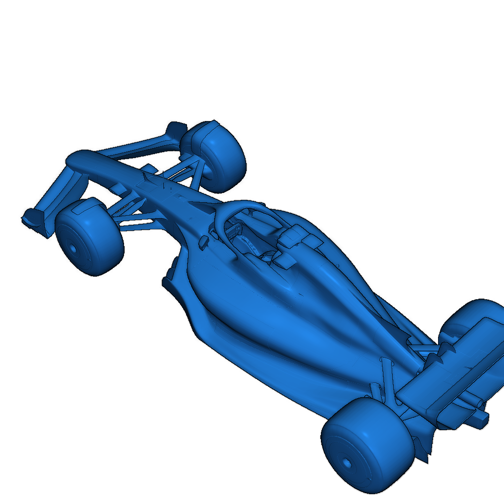 Высокодетализированная 3D модель автомобиля F1 2022 RedBull