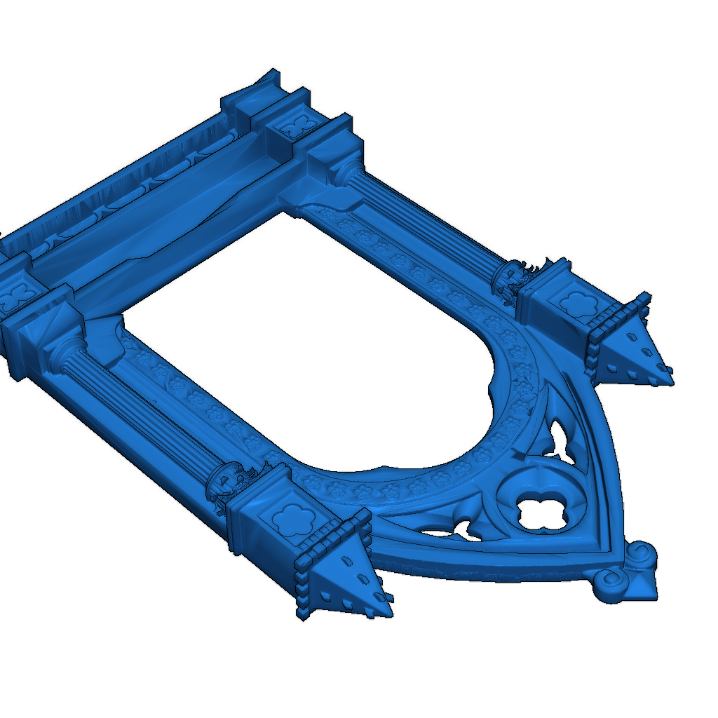 Готическая арочная рамка для картин