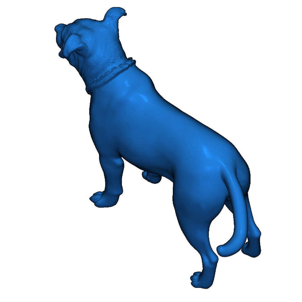 Модель щенка питбуля