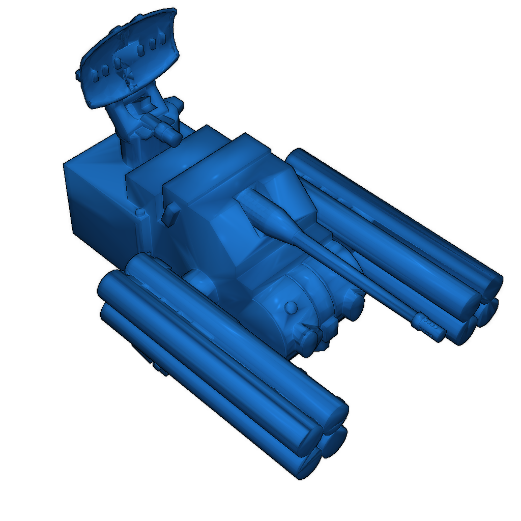 3D модель ADATS с 25мм пушкой