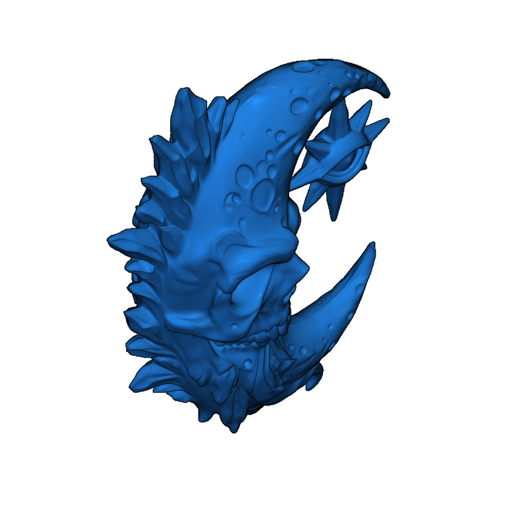 Луна и Череп с Мистической Звездой