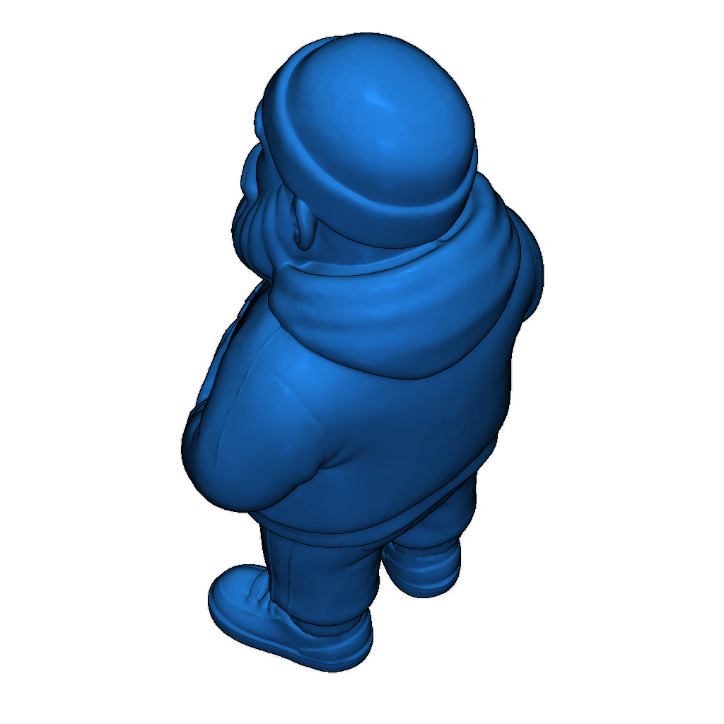 Чил Санта – 3D модель для праздников