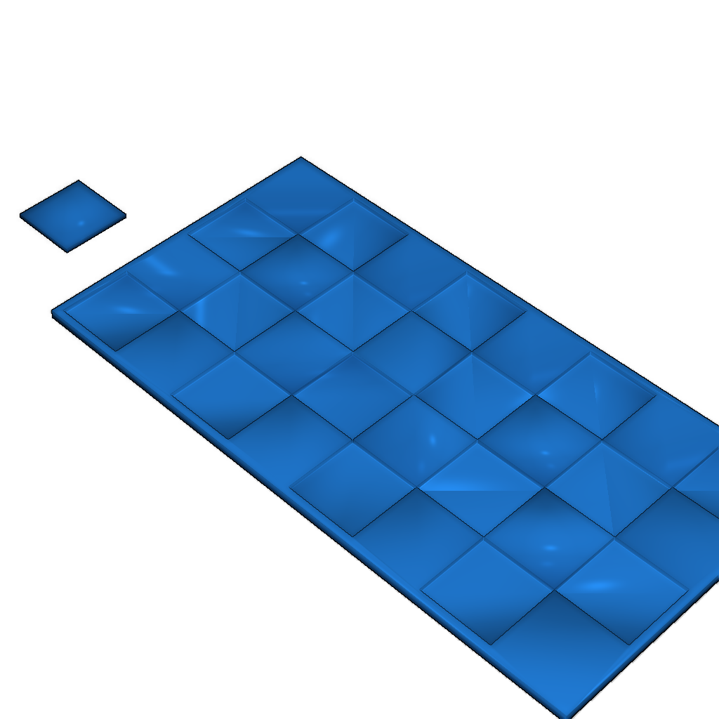 Коробка и доска для шахматного набора с инновационным дизайном