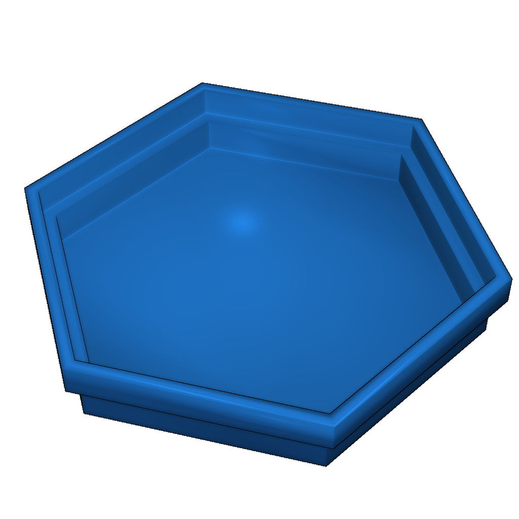 Шестичастный набор гексагональных сит для бисера