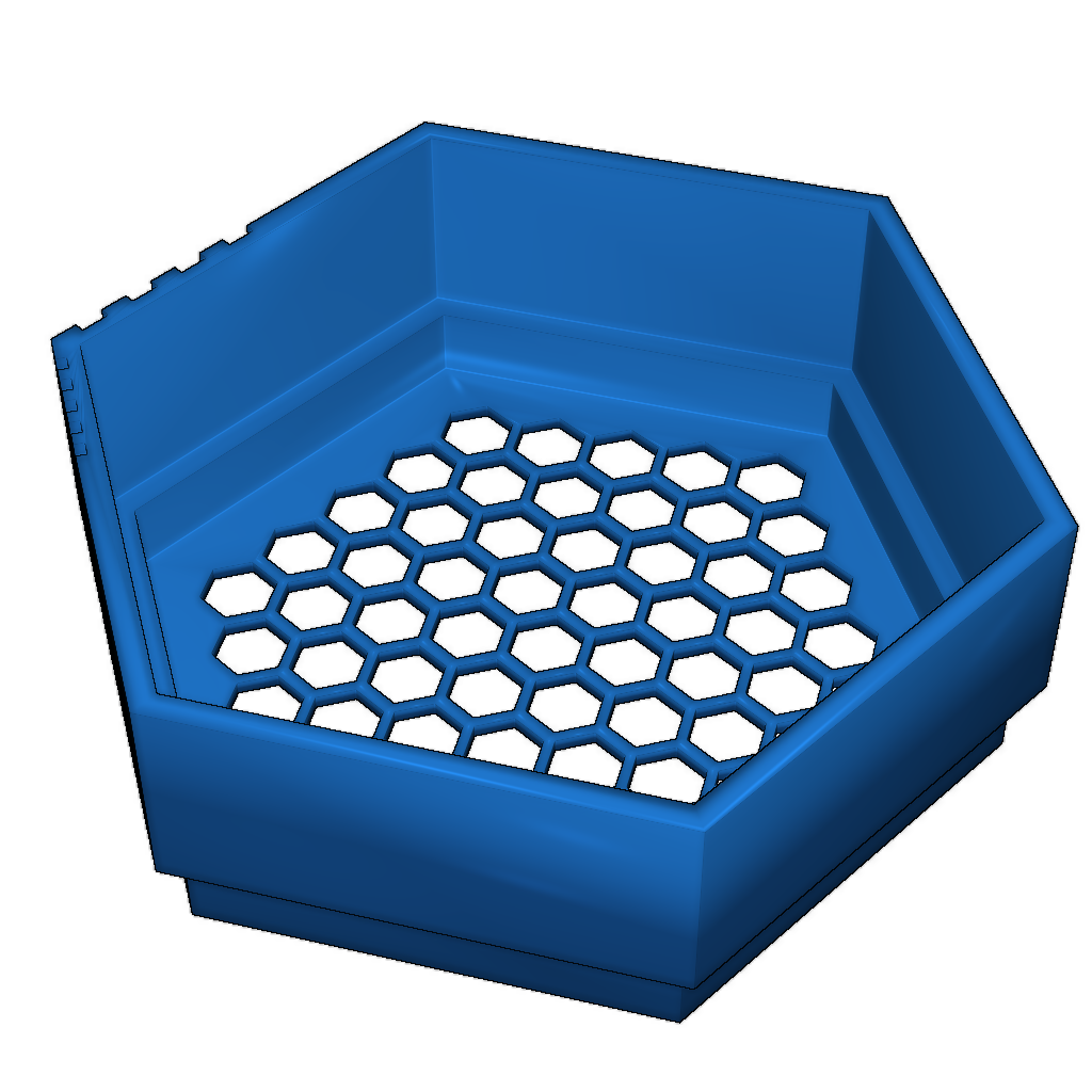 Шестичастный набор гексагональных сит для бисера