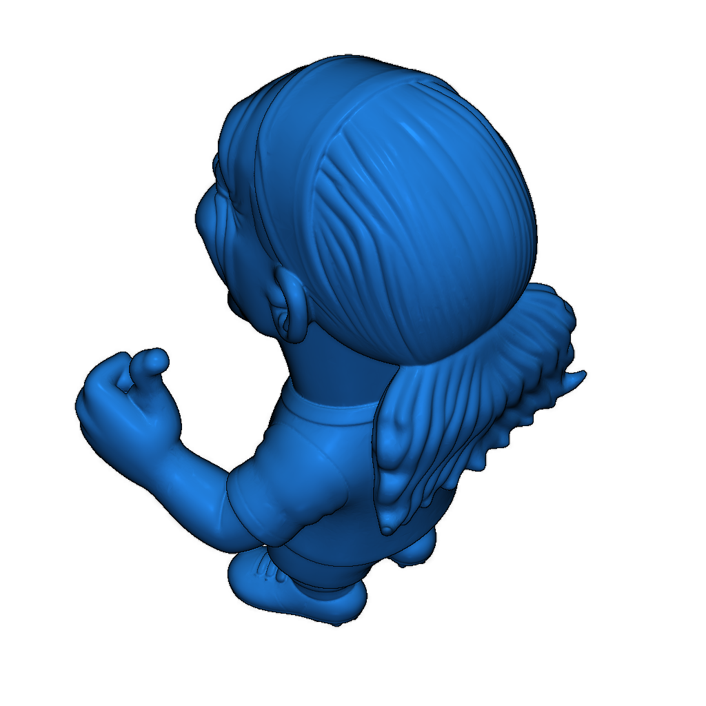 3D модель Роналдиньо в стиле мультфильма