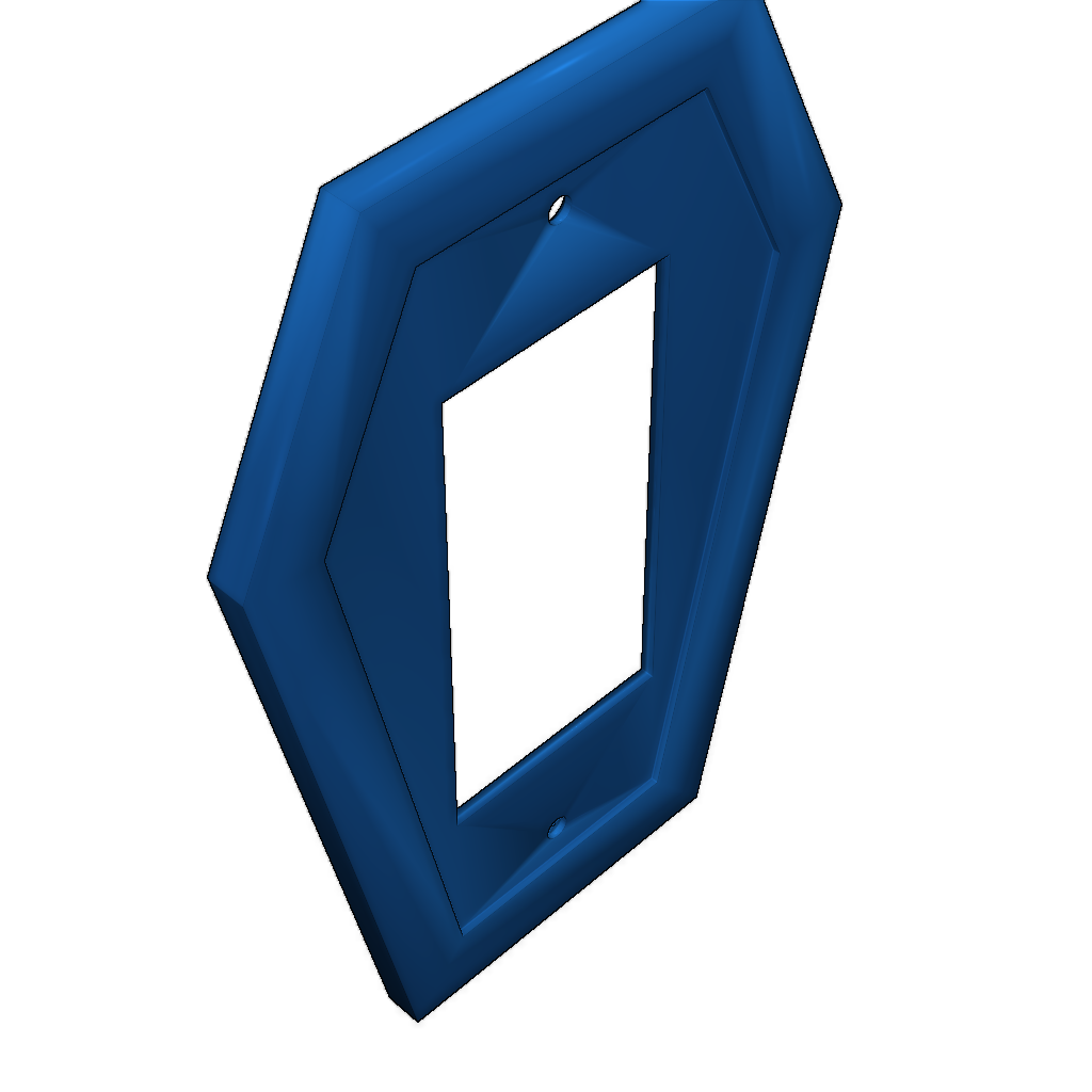 Крышка выключателя в форме гроба