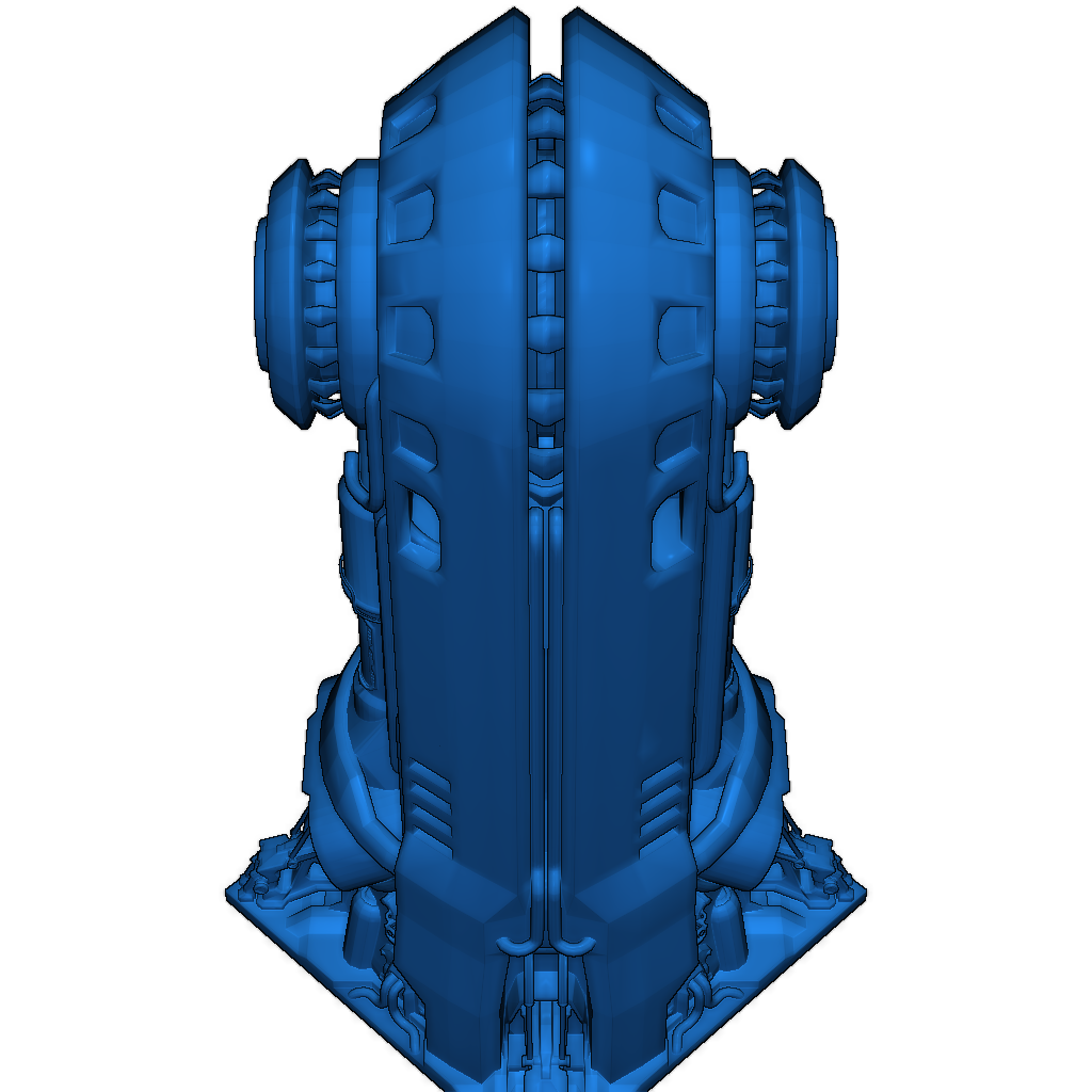 Часть основания охладительной башни из No Man's Sky