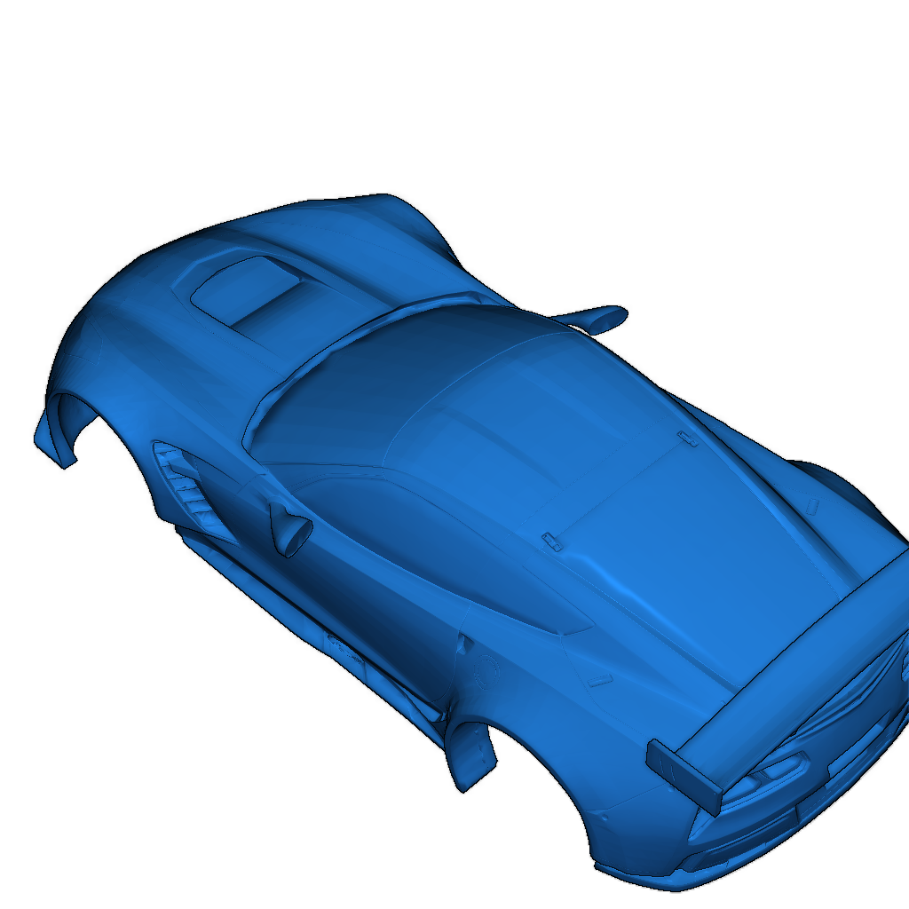 Кузов Chevrolet Corvette Coupe C7 GT для Carrera Hybrid