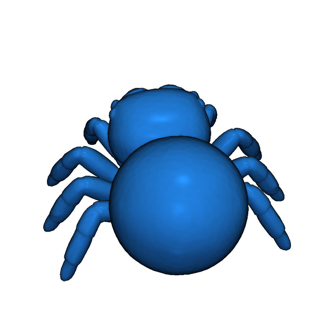 Милый игрушечный прыгающий паук