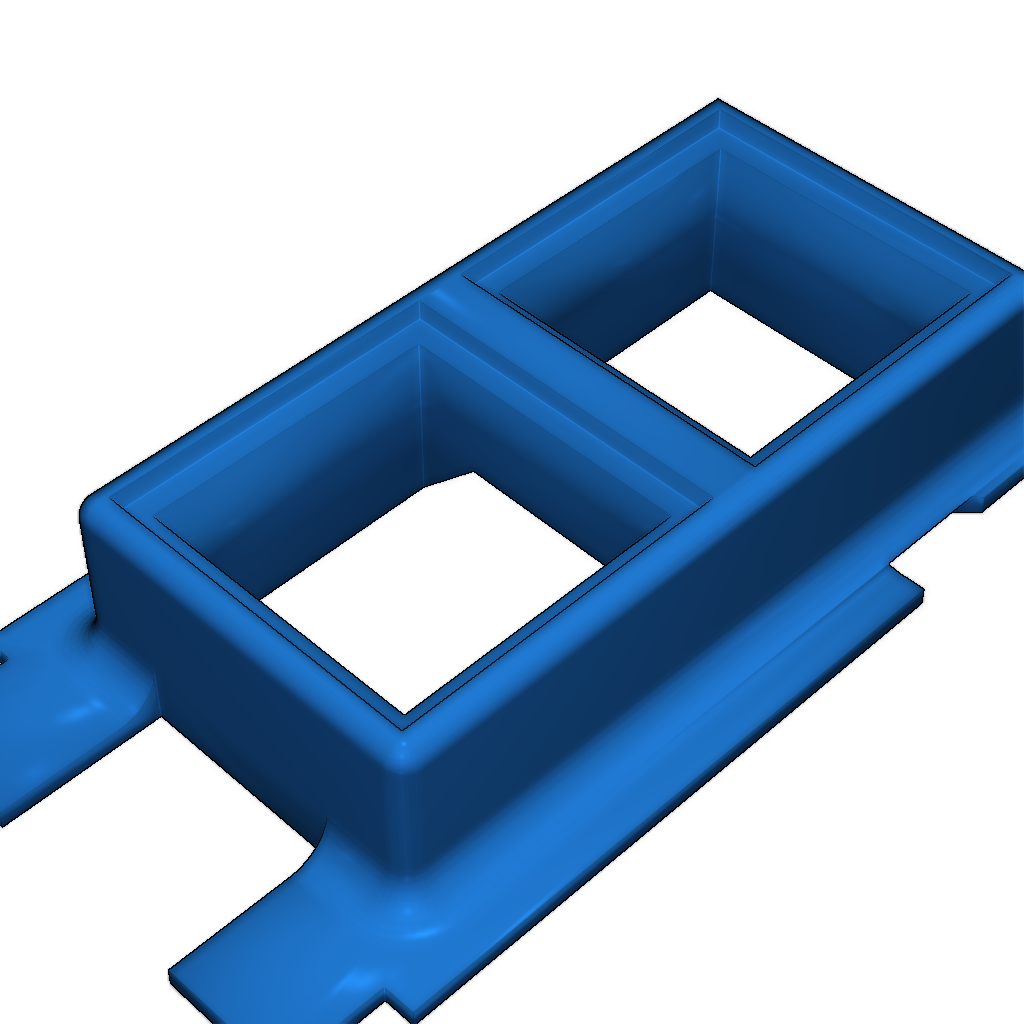 Мини-клавиатура с двумя механическими переключателями