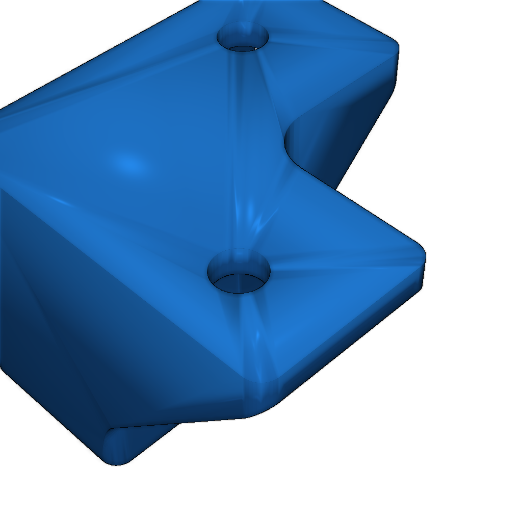 Набор низких полок (ножки и крепления)