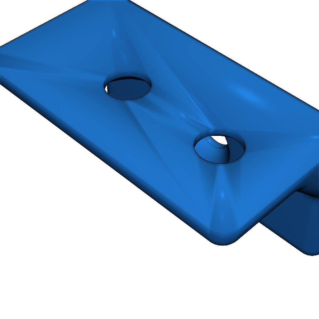 Набор низких полок (ножки и крепления)