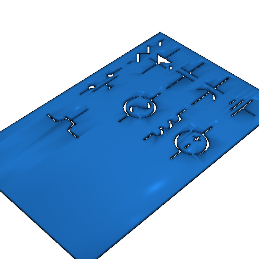 Шаблон электрических символов