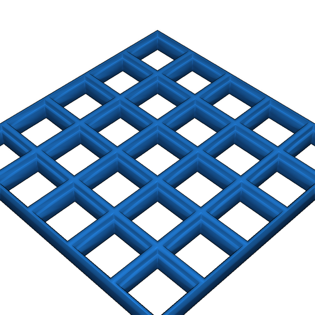 5x5 сетка для печати (совместима с Dungeon Blocks)