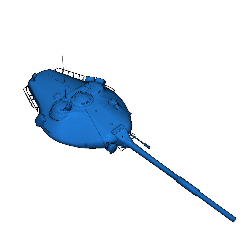 Объект 780 - 3D модель