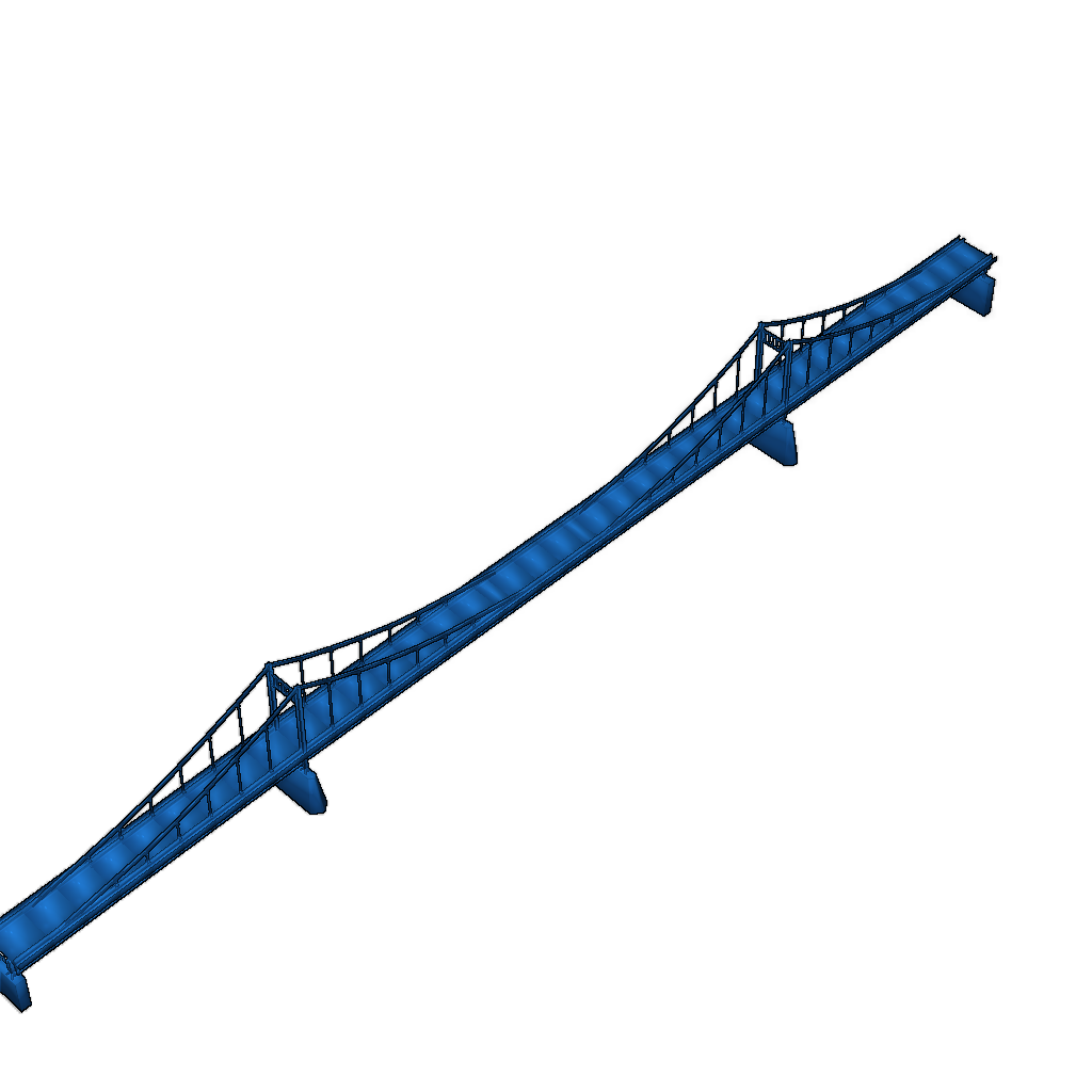 Мост Рейнбрук между Крефельдом и Дуйсбургом