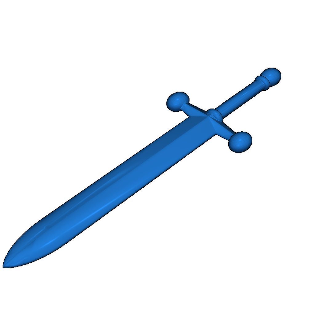 Меч среднего размера