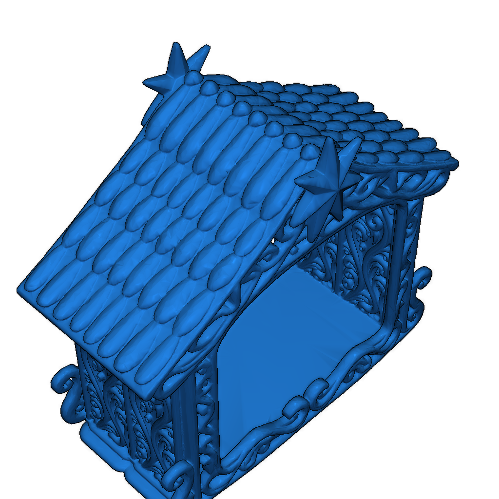 Изящная сцена Рождества