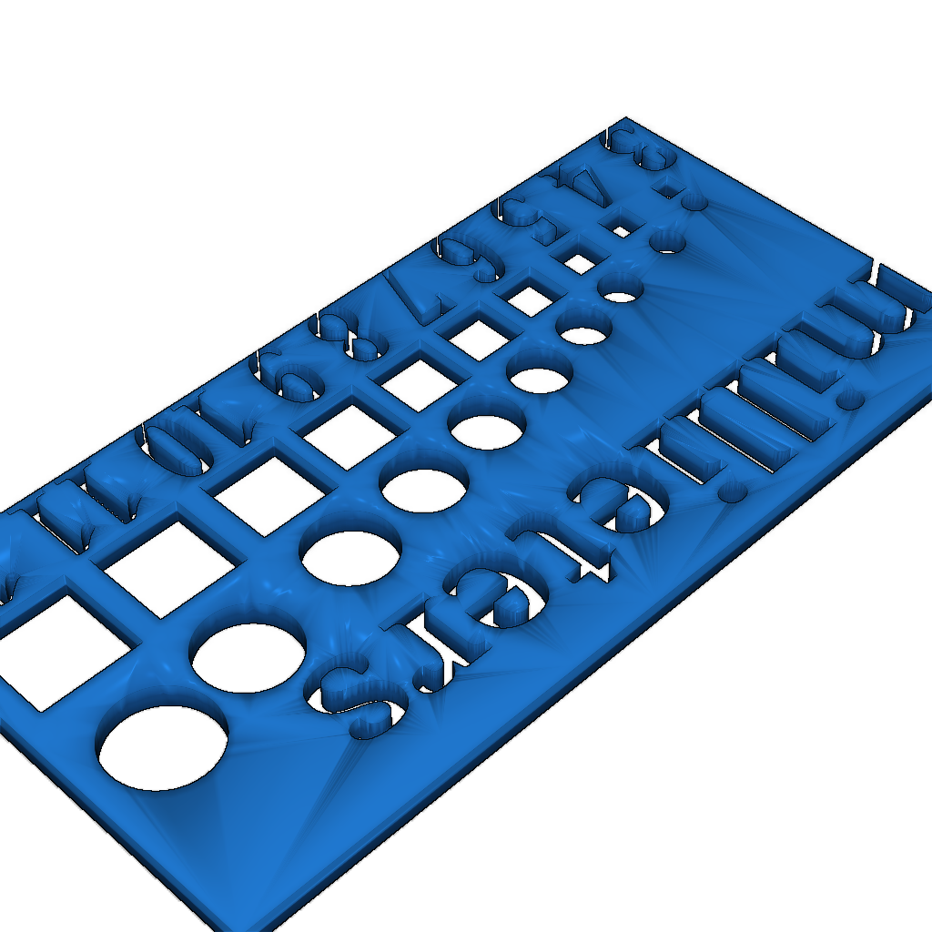 Штанга для измерения диаметра от 3 до 12 мм