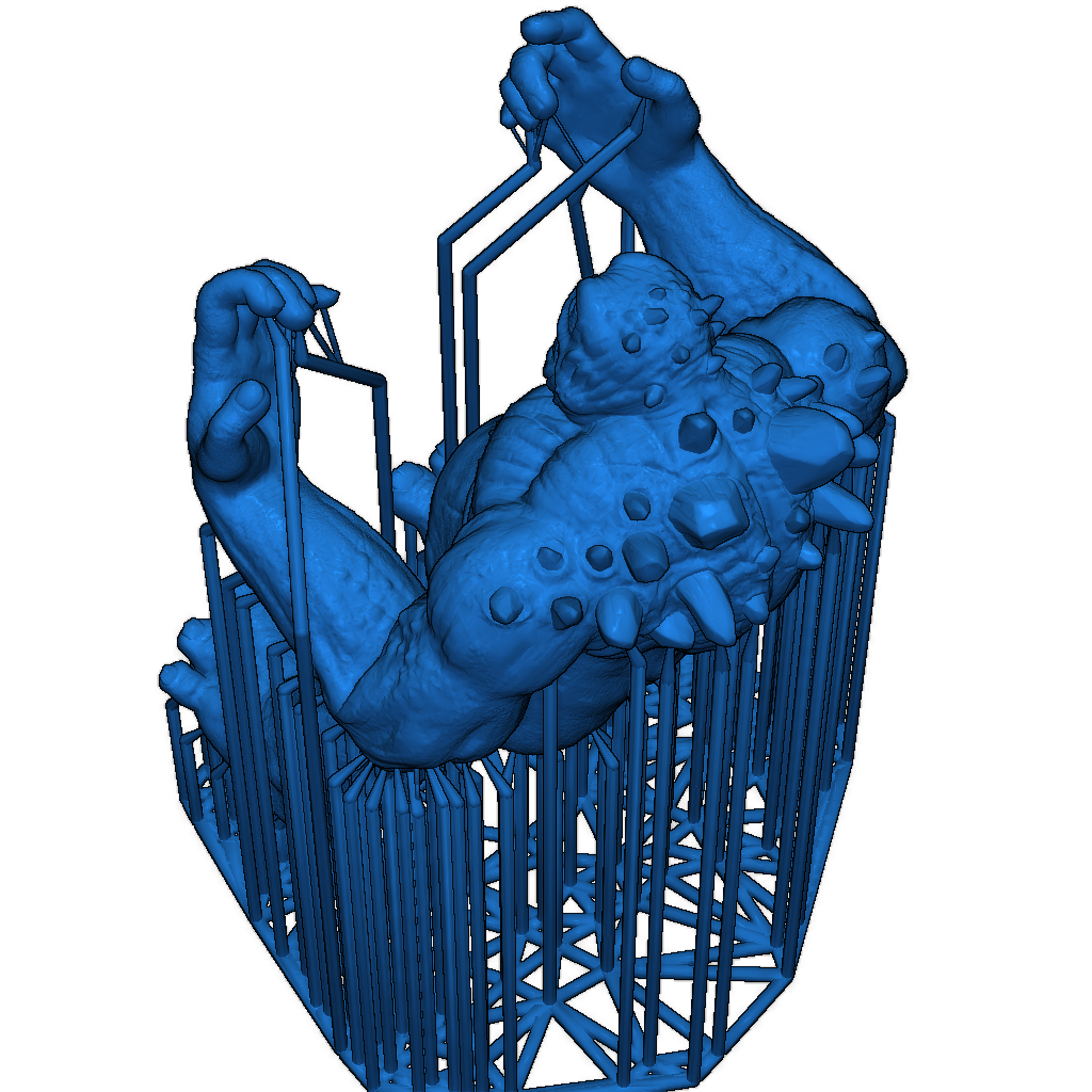 Миниатюра Hezrou для настольных RPG