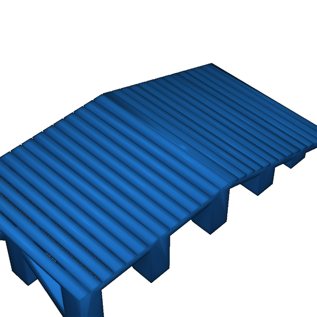 Деревянные грузовые рампы N масштаба