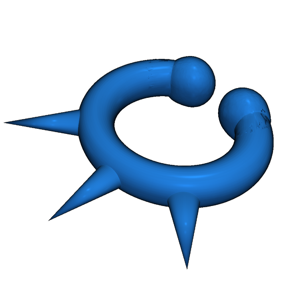 Тонкое кольцо для носа фурсюта