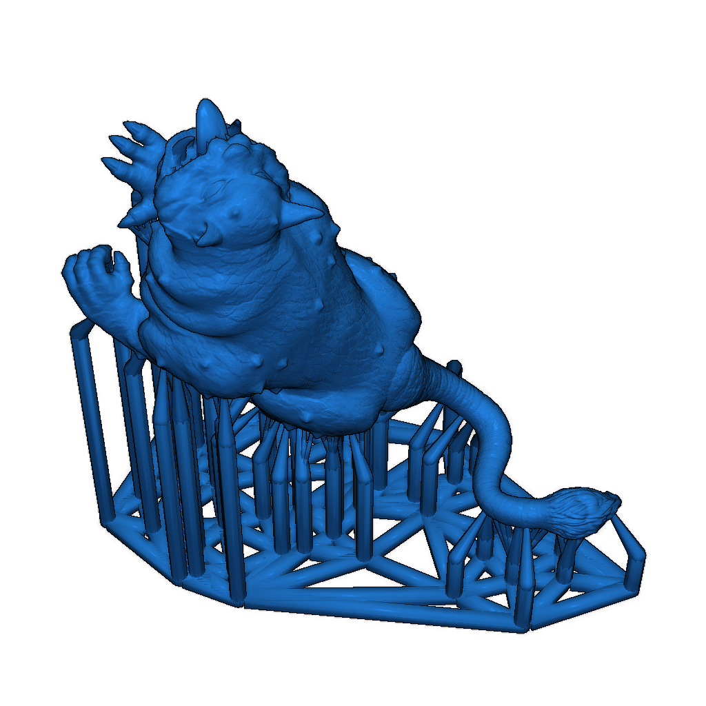 Миниатюра Троллхунд для RPG