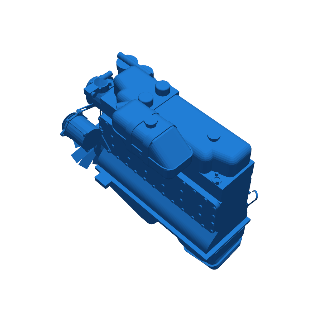 Масштабная модель двигателя OM312