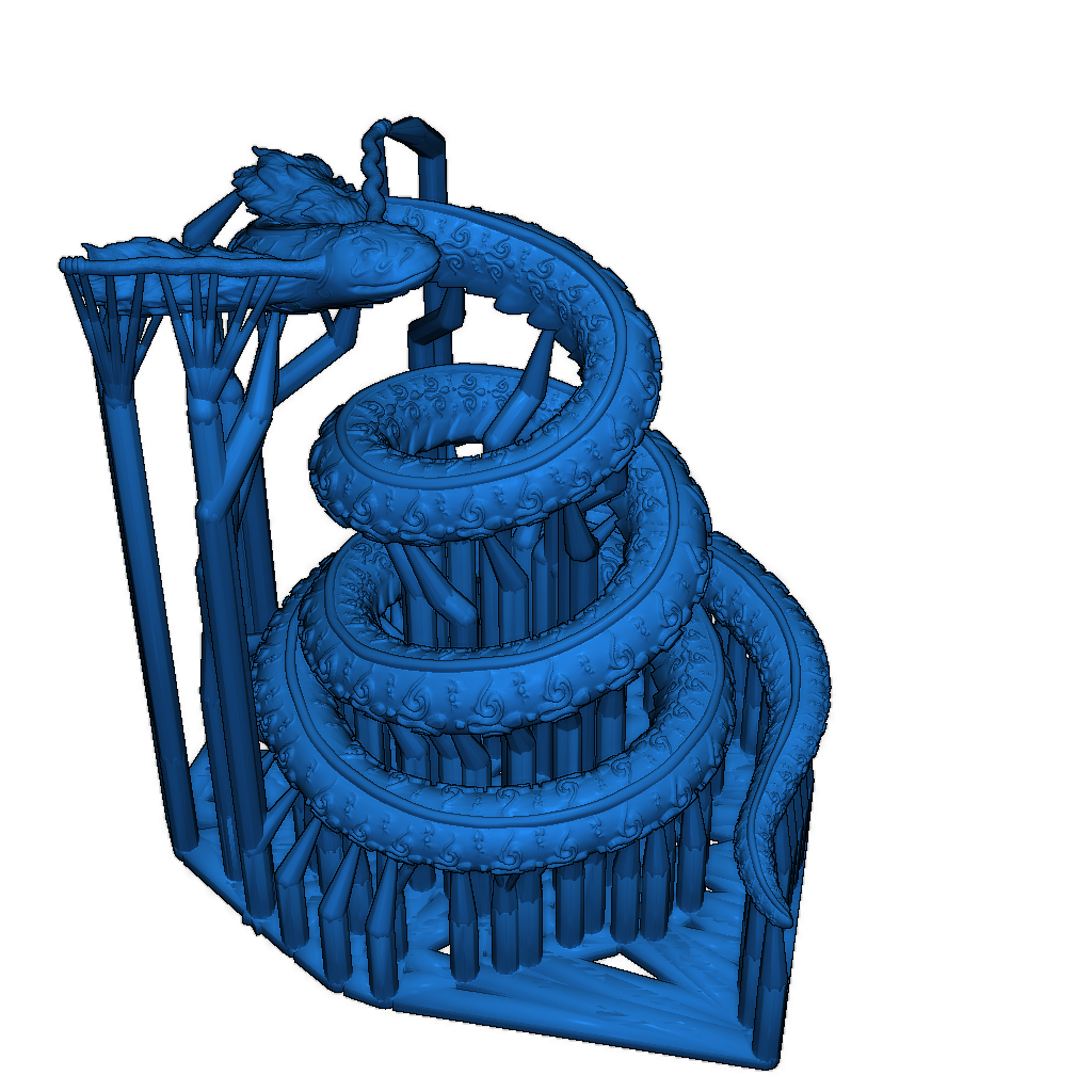 Миниатюра Voidworm для настольных игр