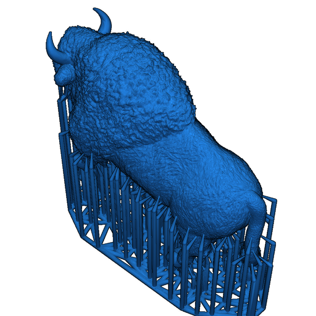 Миниатюра Бизона для настольных RPG