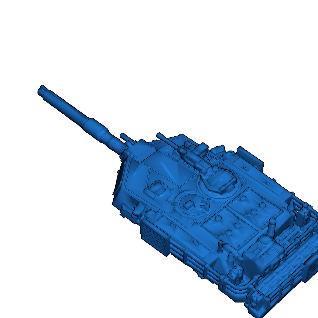 Модель танка M1A1 Abrams без поддержки