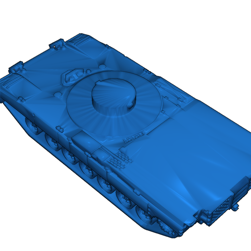 Модель танка M1A1 Abrams без поддержки