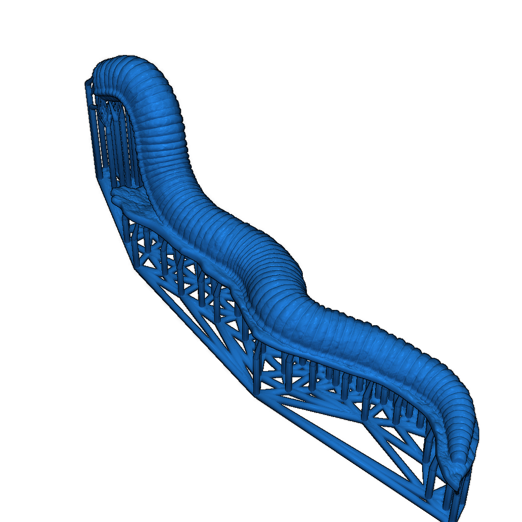 Миниатюра Bore Worm для ролевых игр